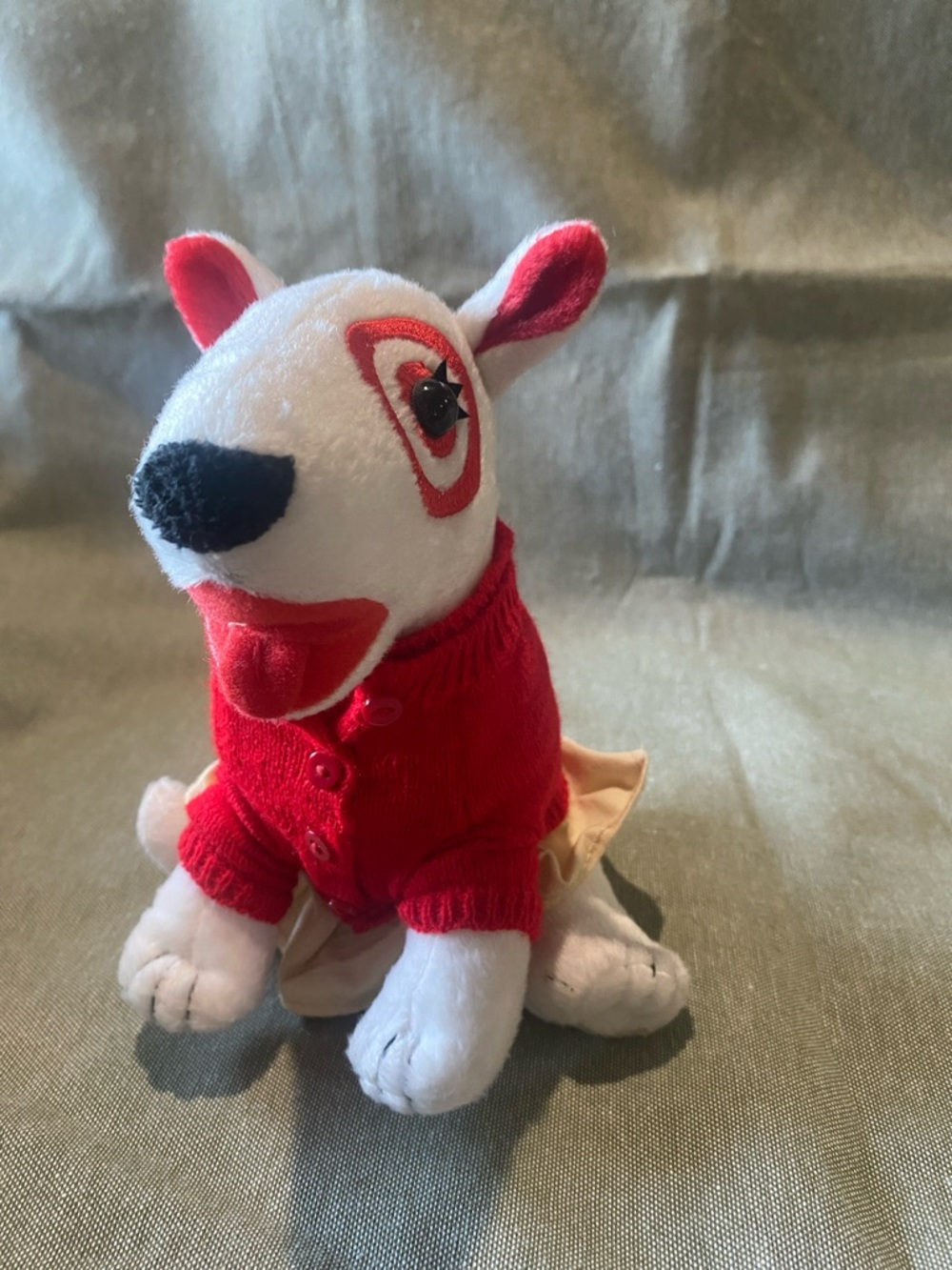 Target Red and White Plush Dog Collectible Toy